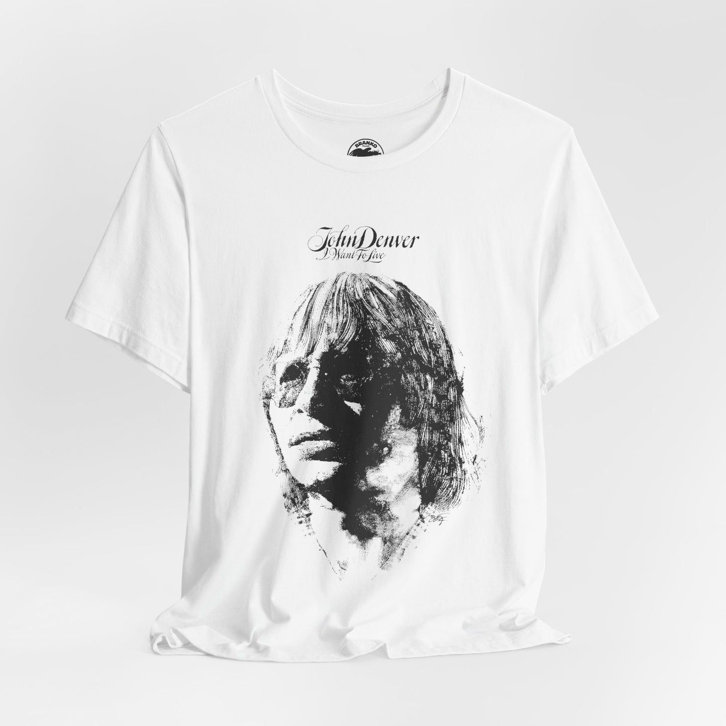 John Denver (Oversized I Want to Live Graphic Promo Tee)