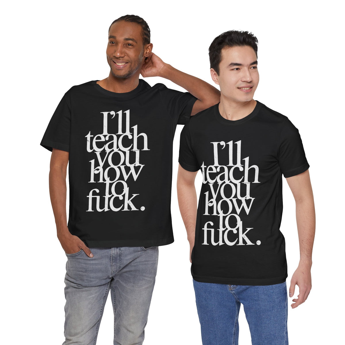 I'll teach you how to fuck. (Replica Madonna Sex Book Promo Graphic)