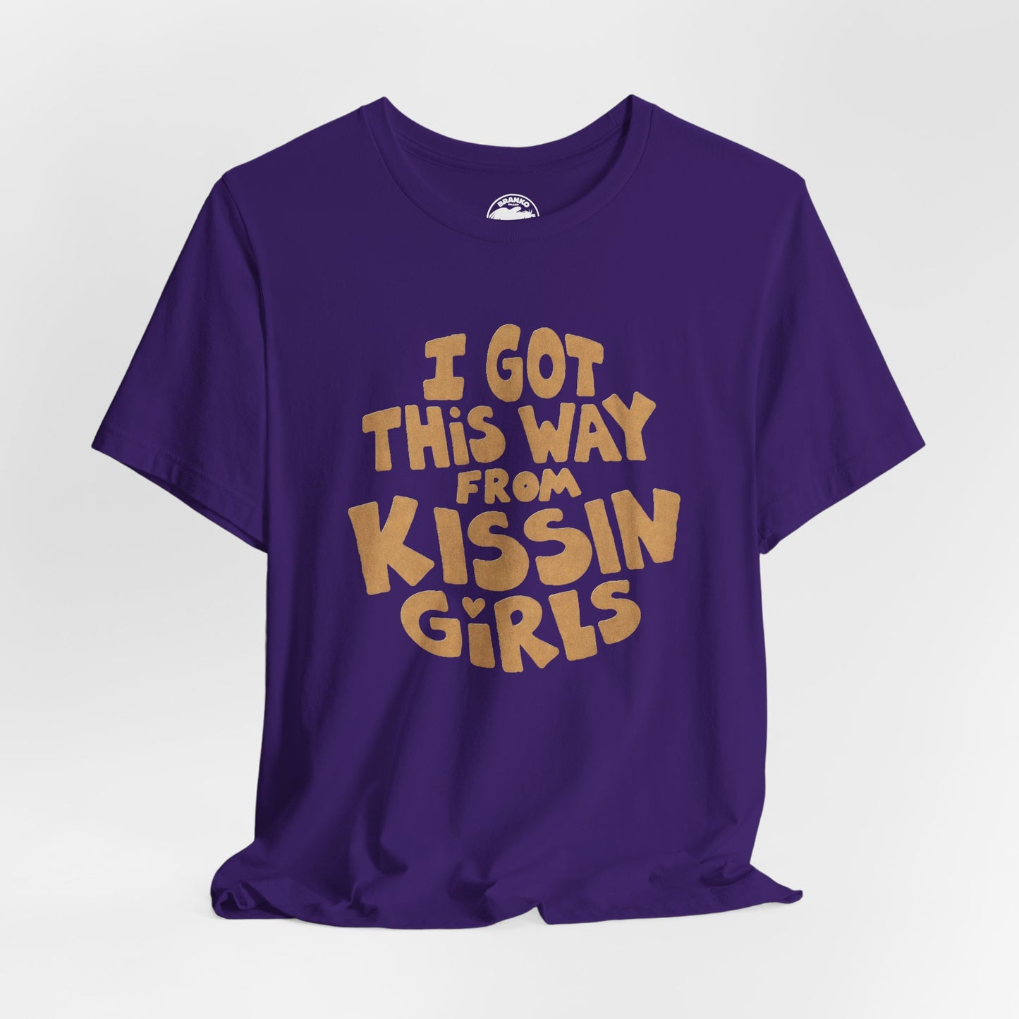 I Got This Way From Kissin’ Girls  (Replica 70's Lesbian Pride Shirt)