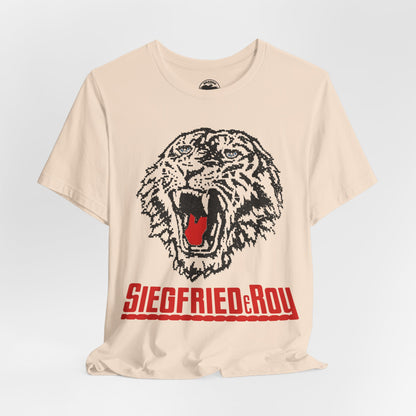 Siegfried & Roy  (Merch Label Tiger with Vintage Print Effect)