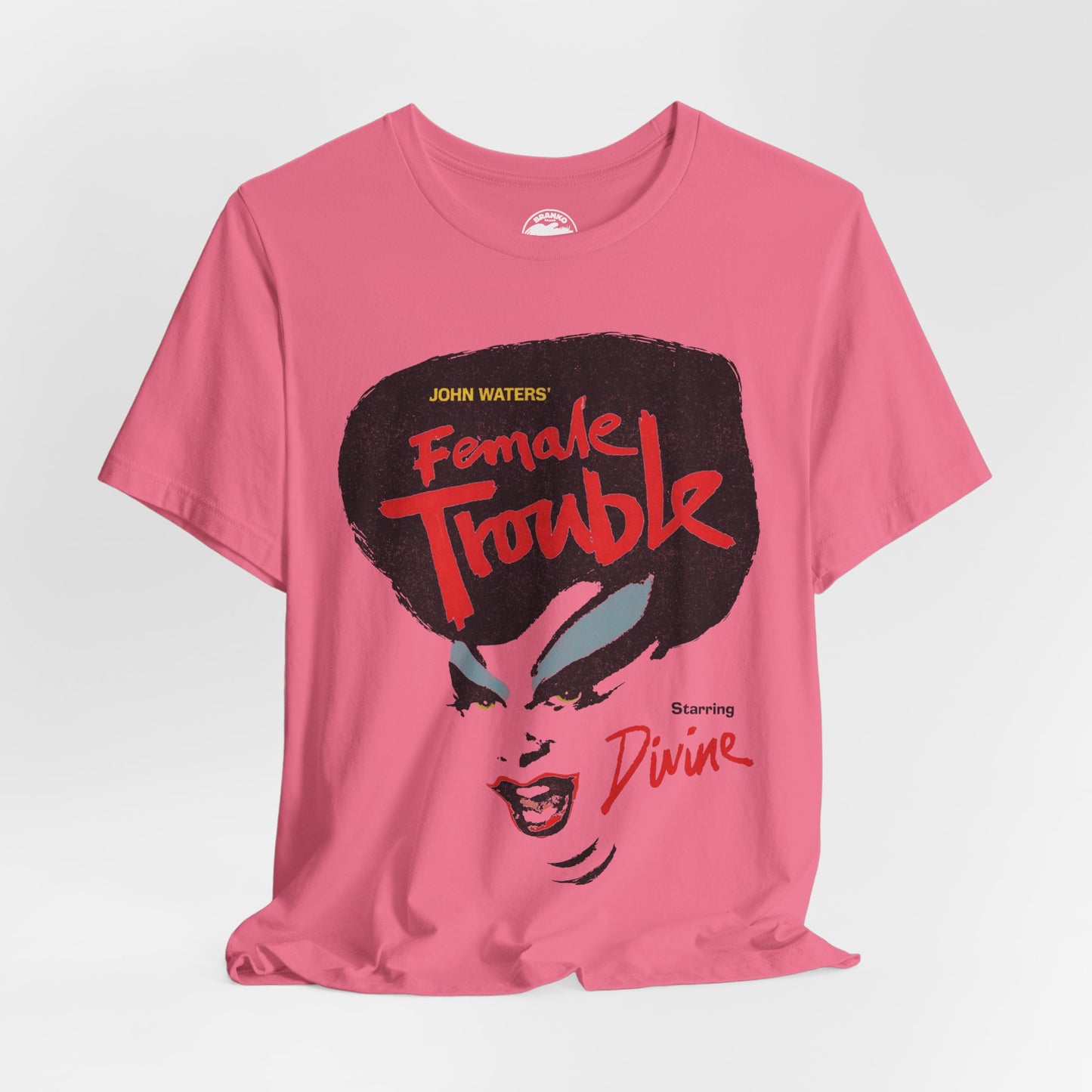 Female Trouble (John Waters/Divine/Graphic with Vintage Trashy Print Effect)