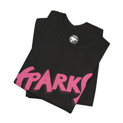 Sparks (Oversized Logo with Vintage Print Effect)