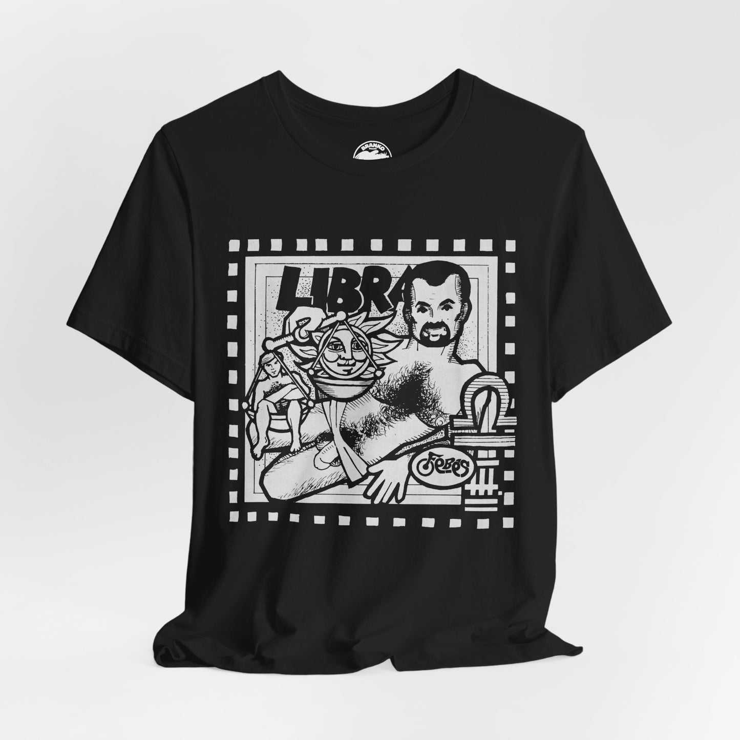 Libra (Replica 1977 Febe's Leather Bar Promo Tee/Gay Astrology)