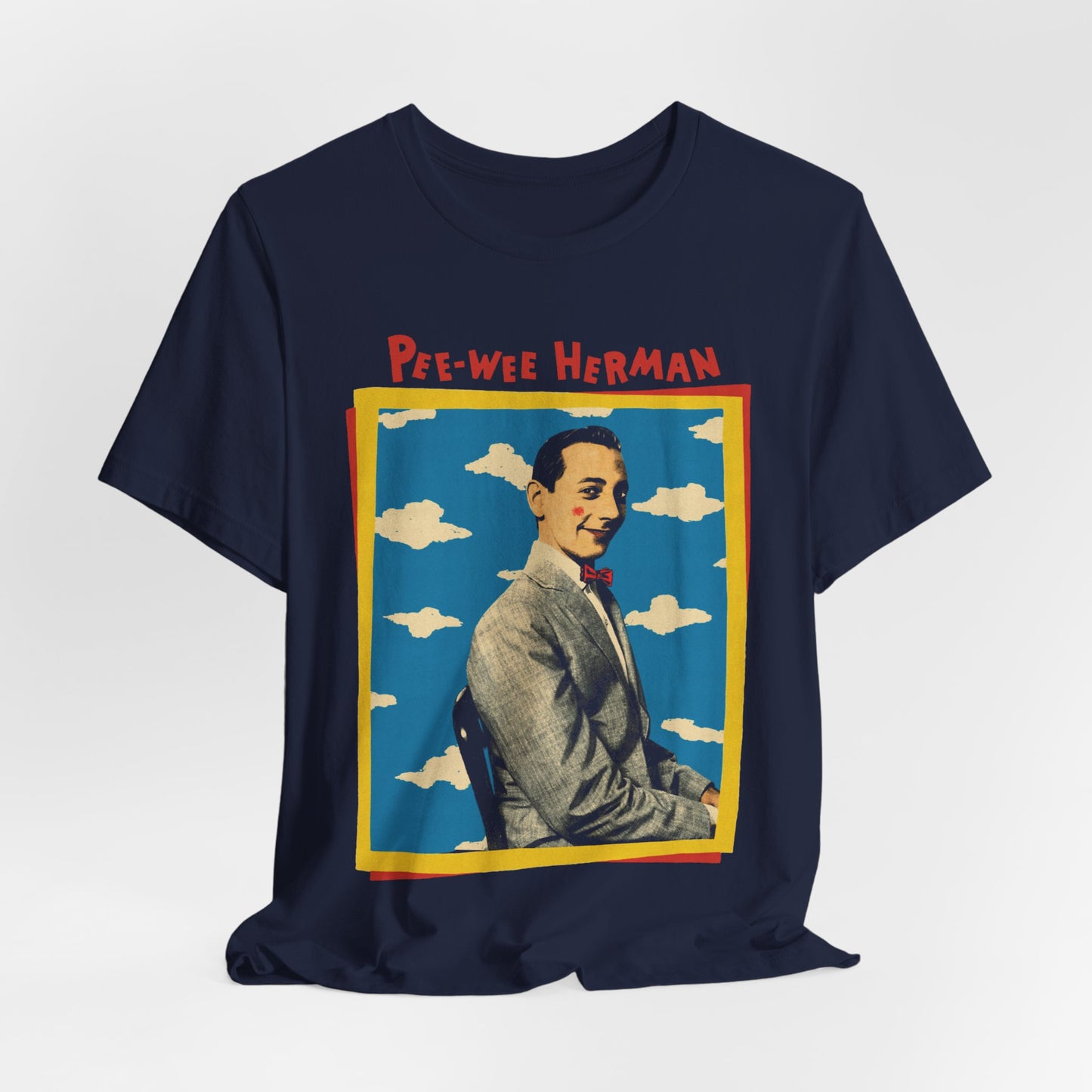 Pee-wee Herman (Replica 80's Promo Shirt with Vintage Print Effect)