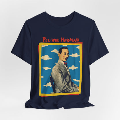 Pee-wee Herman (Replica 80's Promo Shirt with Vintage Print Effect)