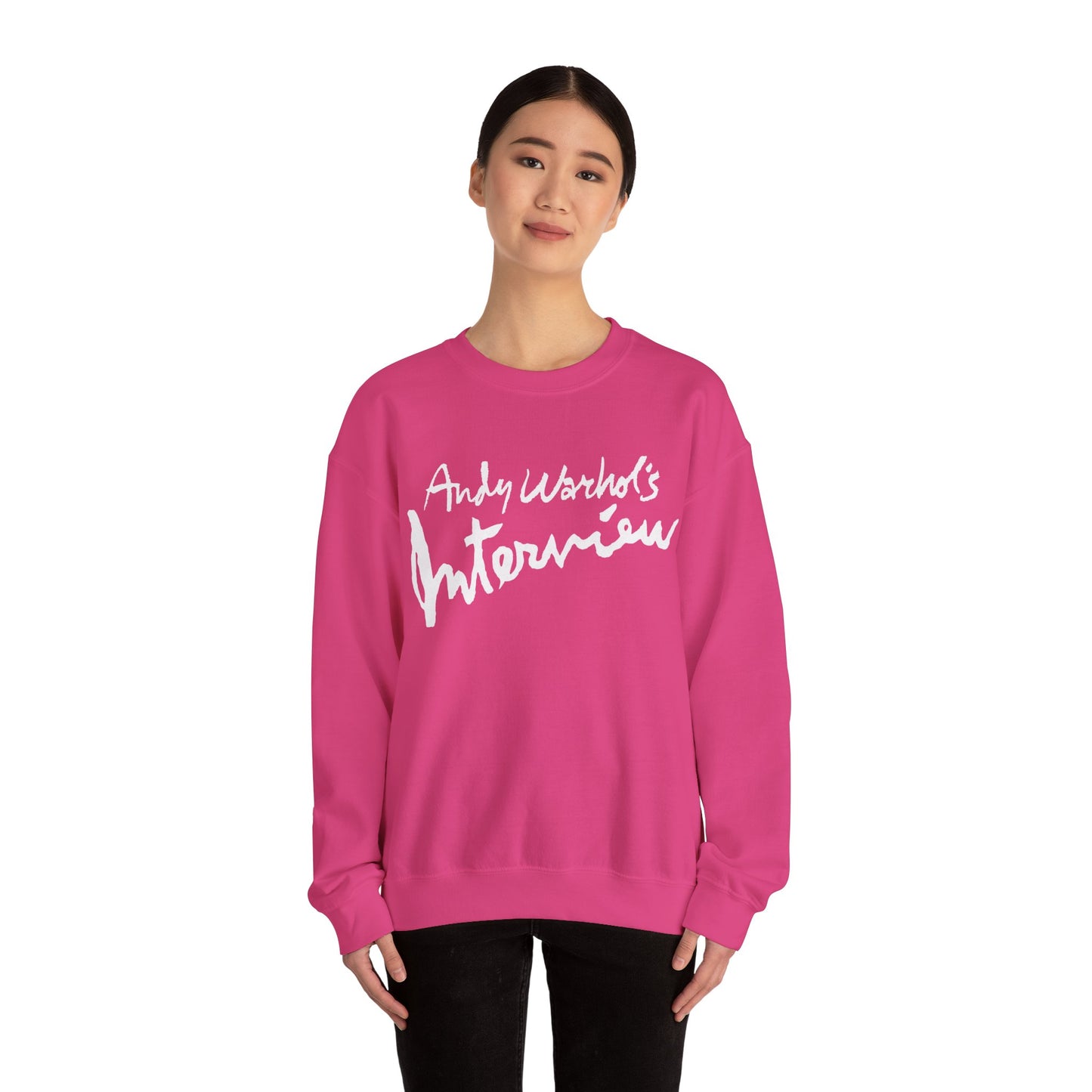 Interview Magazine Logo Sweatshirt (Replica Promo Sweatshirt/Andy Warhol's Interview Magazine)