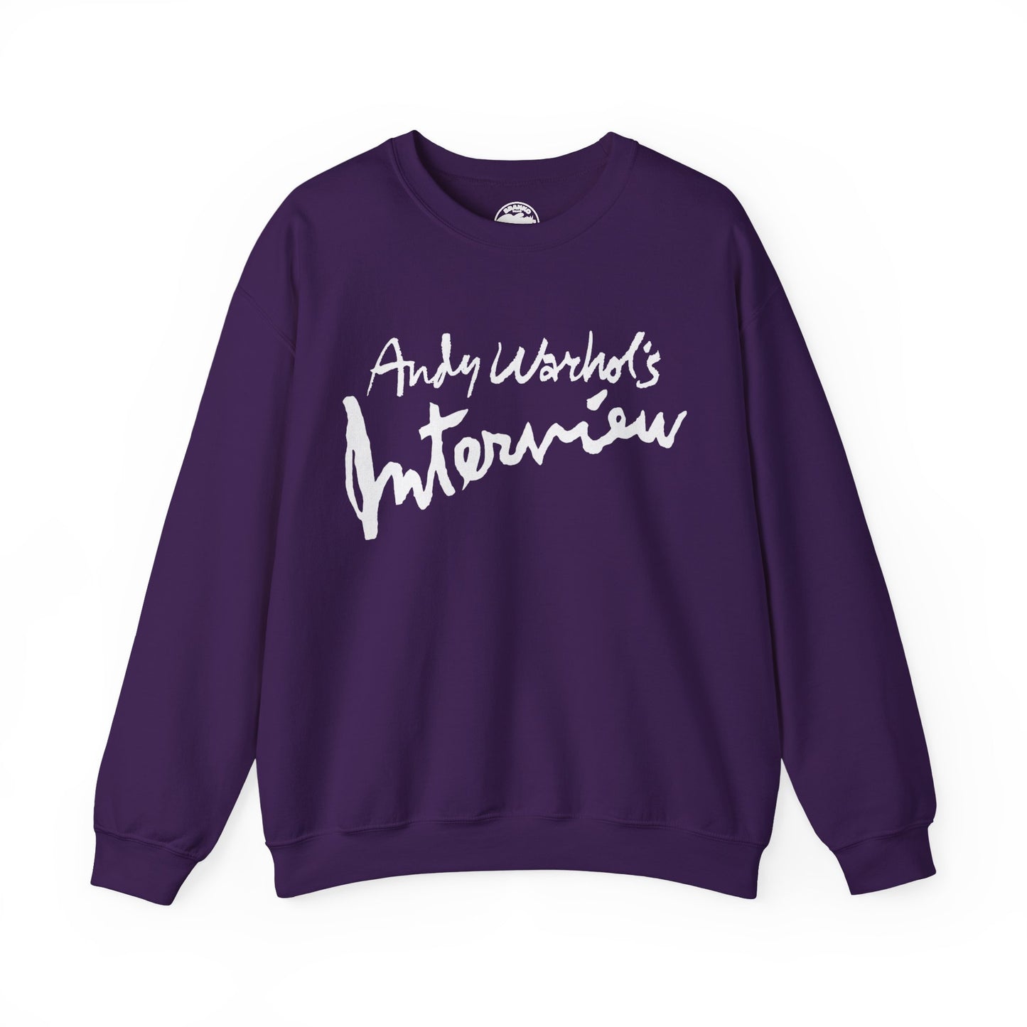 Interview Magazine Logo Sweatshirt (Replica Promo Sweatshirt/Andy Warhol's Interview Magazine)