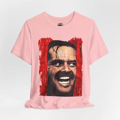 The Shining (Oversized Jack Nicholson Face with 80's Print Effect/Here’s Johnny)
