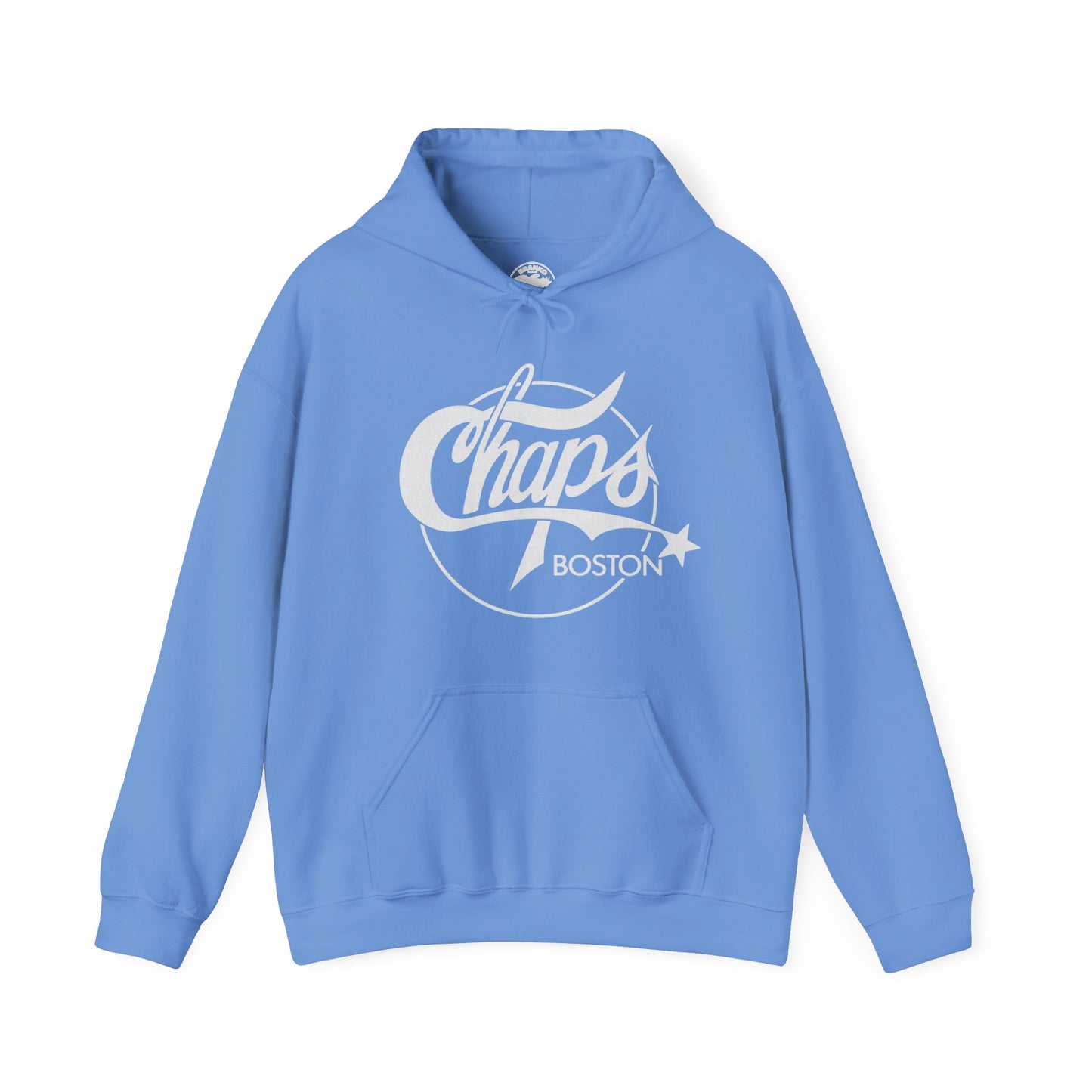 Chaps Boston Hoodie (Boston Gay Bar/80's and 90's/80's Logo with Vintage Print Effect)