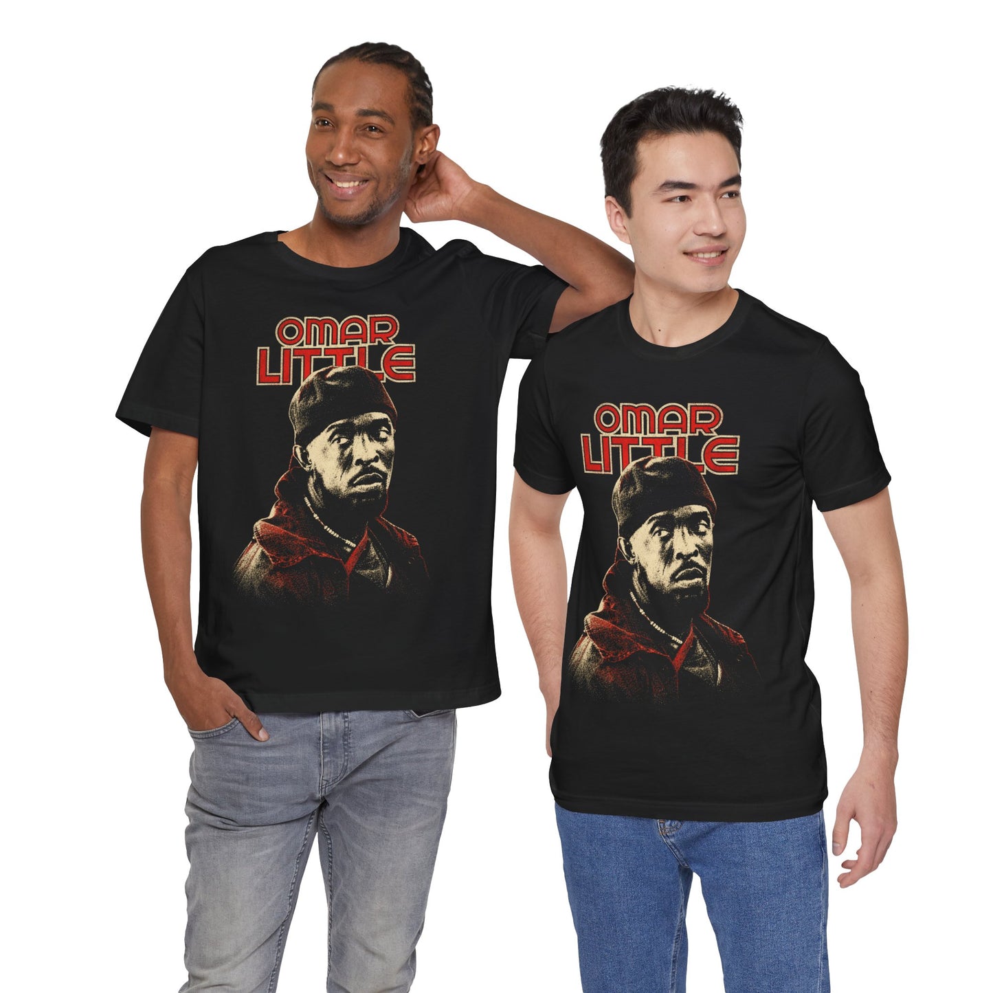 Omar Little (80's Style Rock Tee/Omar The Wire Shirt)