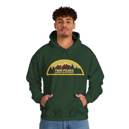 Twin Peaks Sheriff Department Hoodie (Logo with Vintage Print Effect/Twin Peaks Shirt)