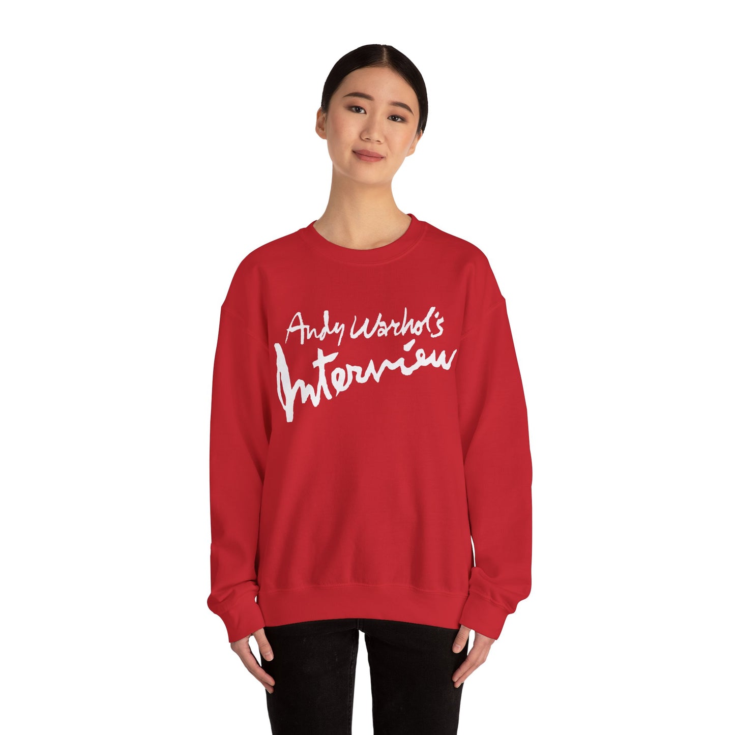 Interview Magazine Logo Sweatshirt (Replica Promo Sweatshirt/Andy Warhol's Interview Magazine)