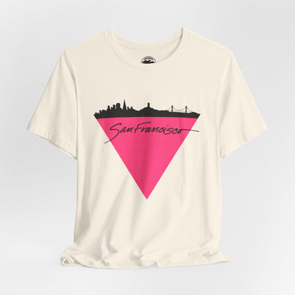 San Francisco (Replica 80's Pink Triangle Gay Pride Tee)