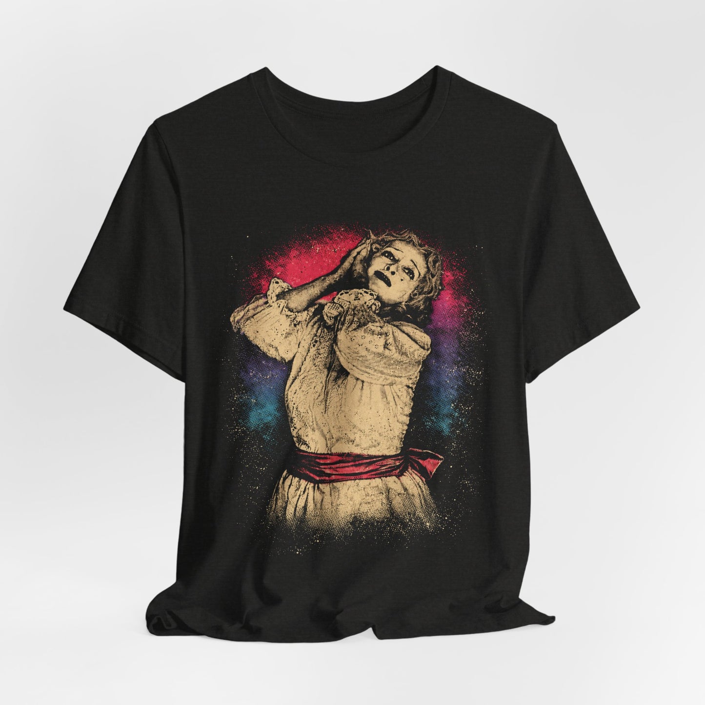 What Ever Happened to Baby Jane? (80's Style Graphic with Vintage Print Effect/Bette Davis as Baby Jane)