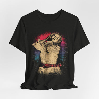 What Ever Happened to Baby Jane? (80's Style Graphic with Vintage Print Effect/Bette Davis as Baby Jane)