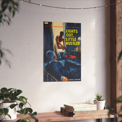 Lights Out, Little Hustler (60's Gay Pulp Novel Art Poster)