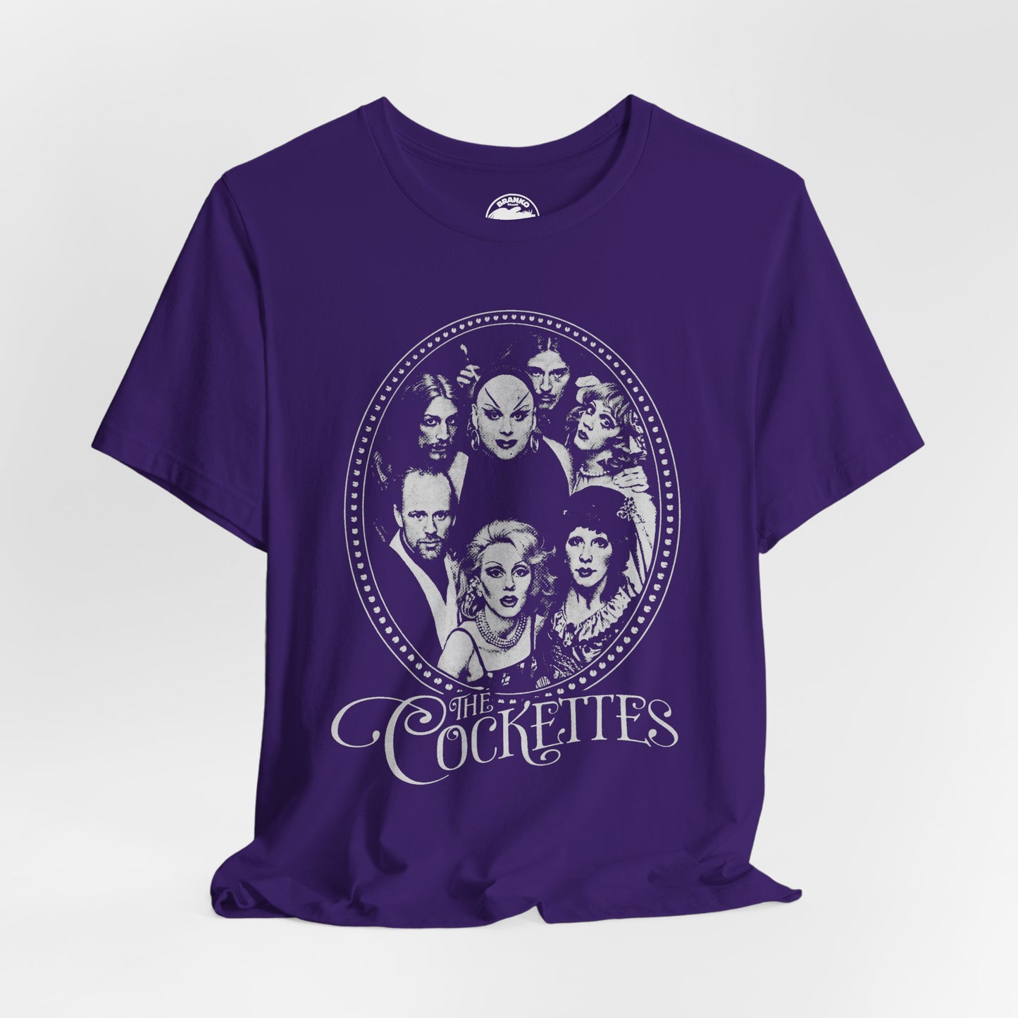 The Cockettes (Graphic with Vintage Print Effect/Divine/Hibiscus)