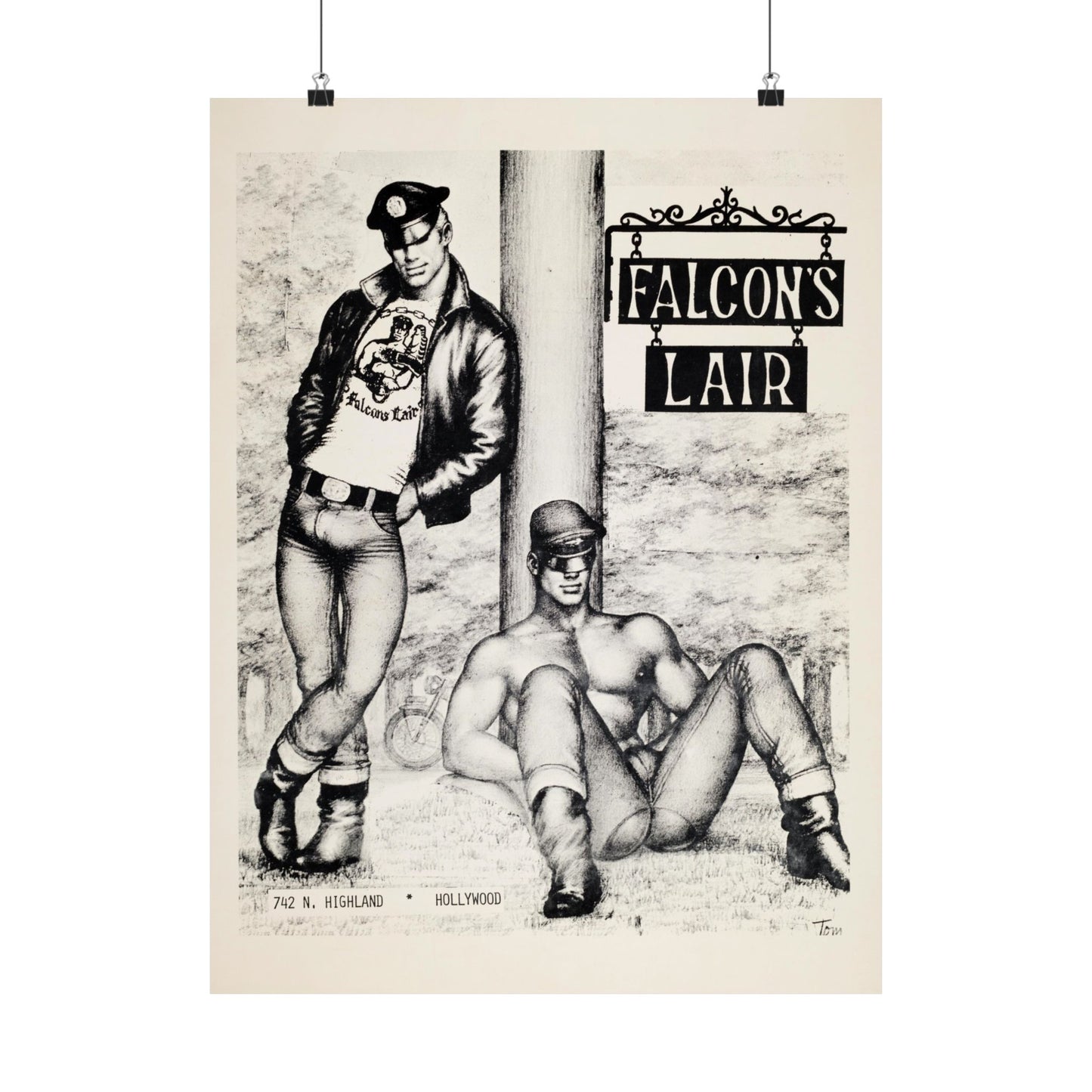 Falcon's Lair Poster (Hollywood Leather Bar 60's to 80's)