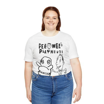 Pee Wee's Playhouse (Replica 80's Fan Club Shirt/Pee Wee Herman and Chairry/Gary Panter)