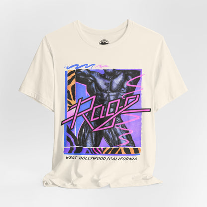 Rage (West Hollywood LGBTQ Nightclub/1983-2020/Replica 90's Promo Tee with Vintage Print Effect)