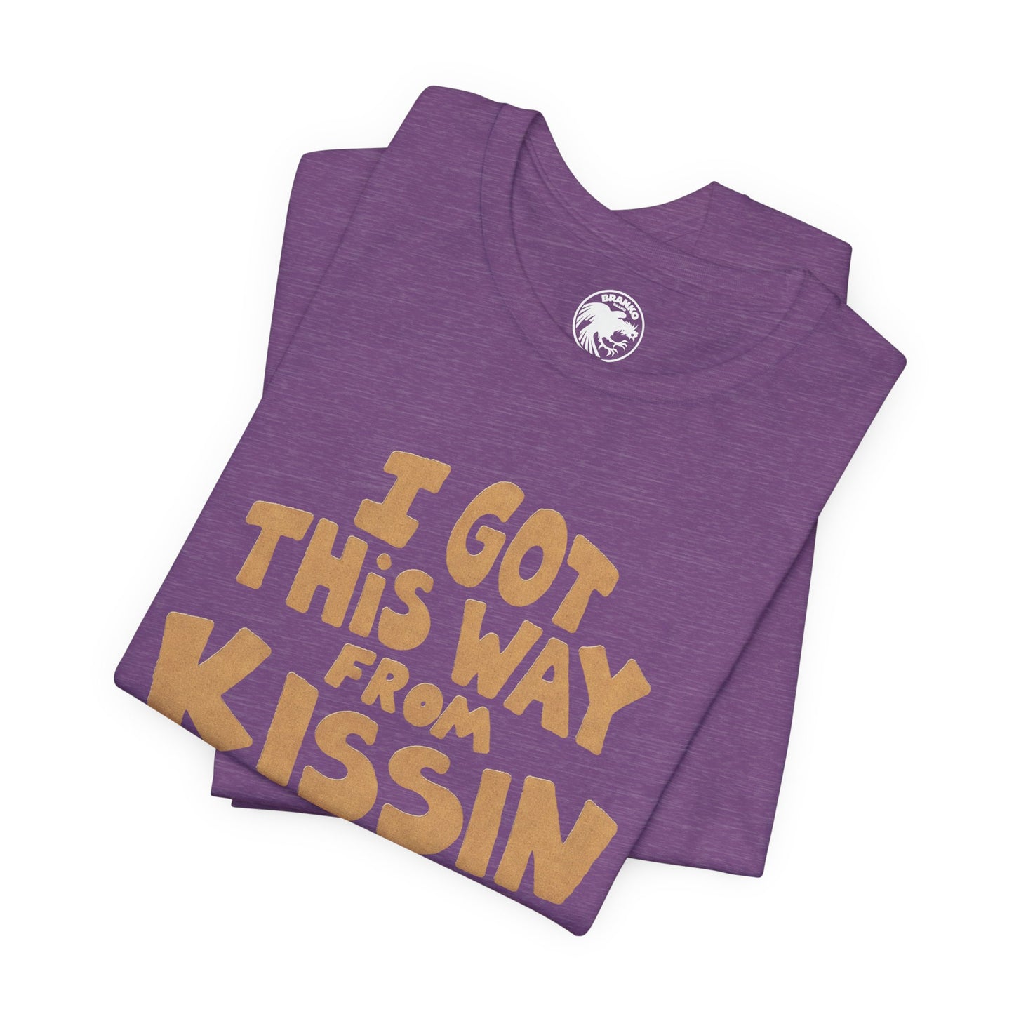 I Got This Way From Kissin’ Girls  (Replica 70's Lesbian Pride Shirt)