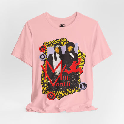 Milli Vanilli (Replica Promo T-Shirt/1988/Rob and Fab/Girl You Know It's True)