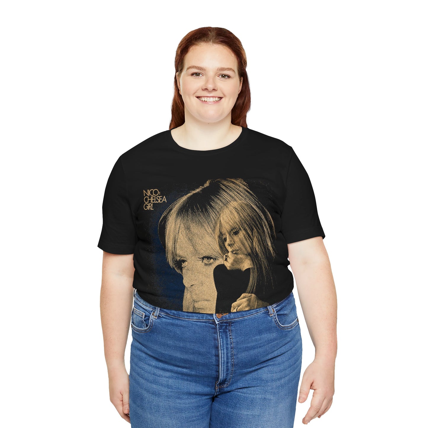 Nico (Oversized Chelsea Girl Graphic with Vintage Worn Effect)