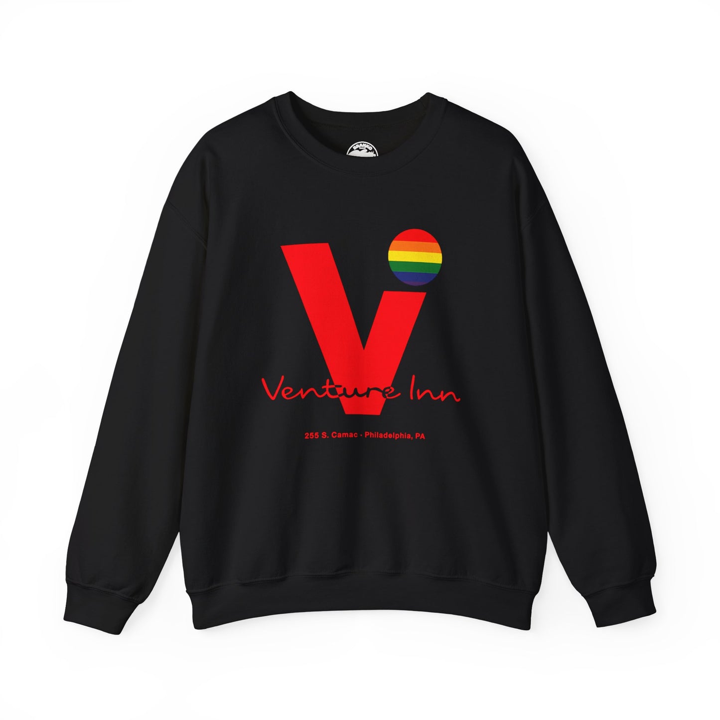 Venture Inn Sweatshirt (Philadelphia Gay Bar/1973-2016/90's Logo with Vintage Print Effect)