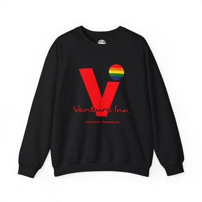 Venture Inn Sweatshirt (Philadelphia Gay Bar/1973-2016/90's Logo with Vintage Print Effect)