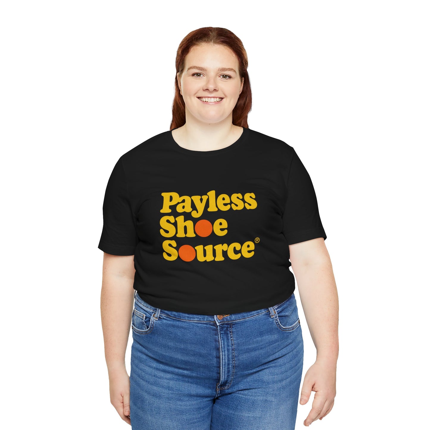 Payless Shoe Source (Replica 80's Promo Shirt with Vintage Print Effect)