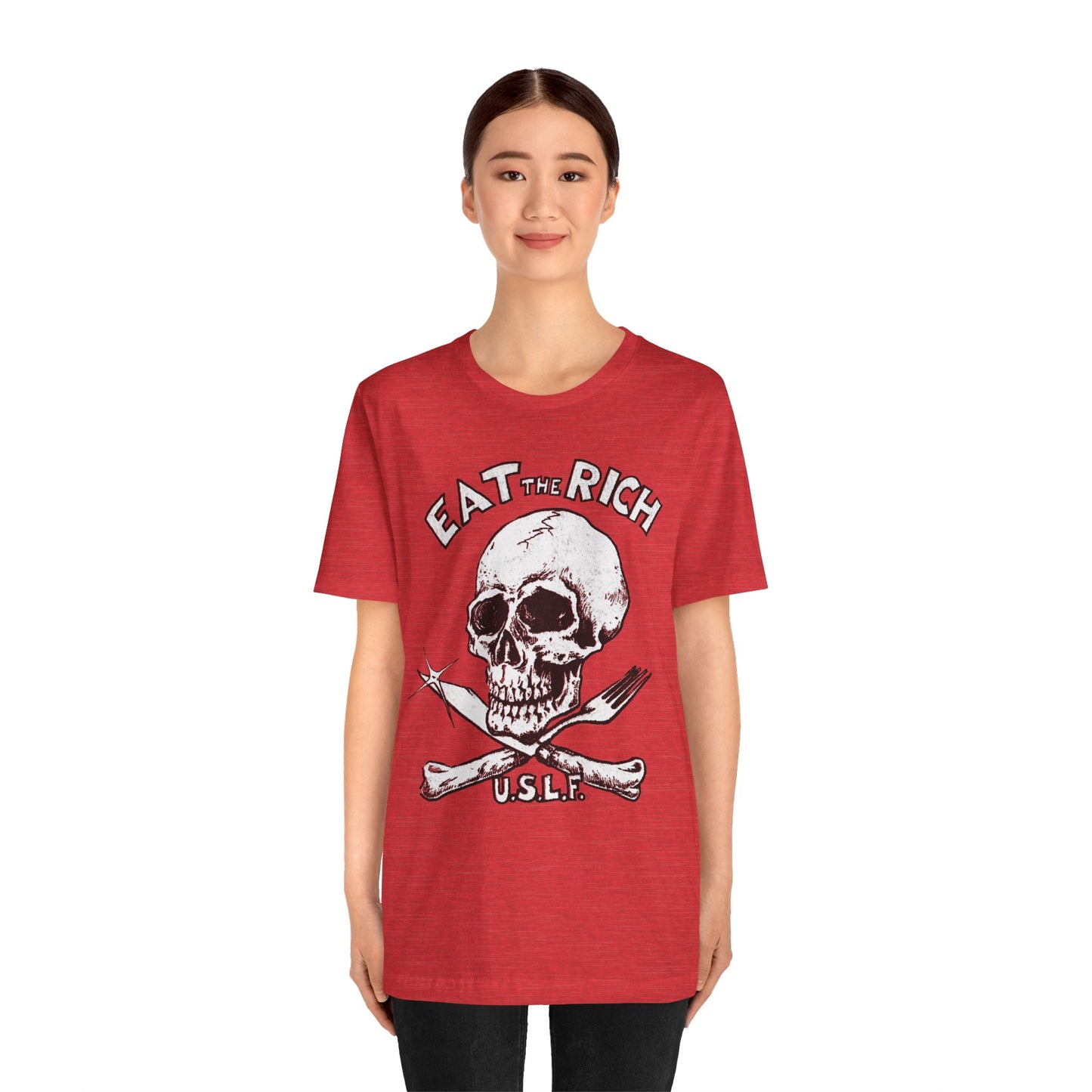 Eat the Rich (Replica U.S.L.F. Shirt/Patti Smith Eat the Rich Shirt)