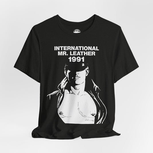 International Mr. Leather 1991 (Logo with Vintage Grunge Effect/Etienne)