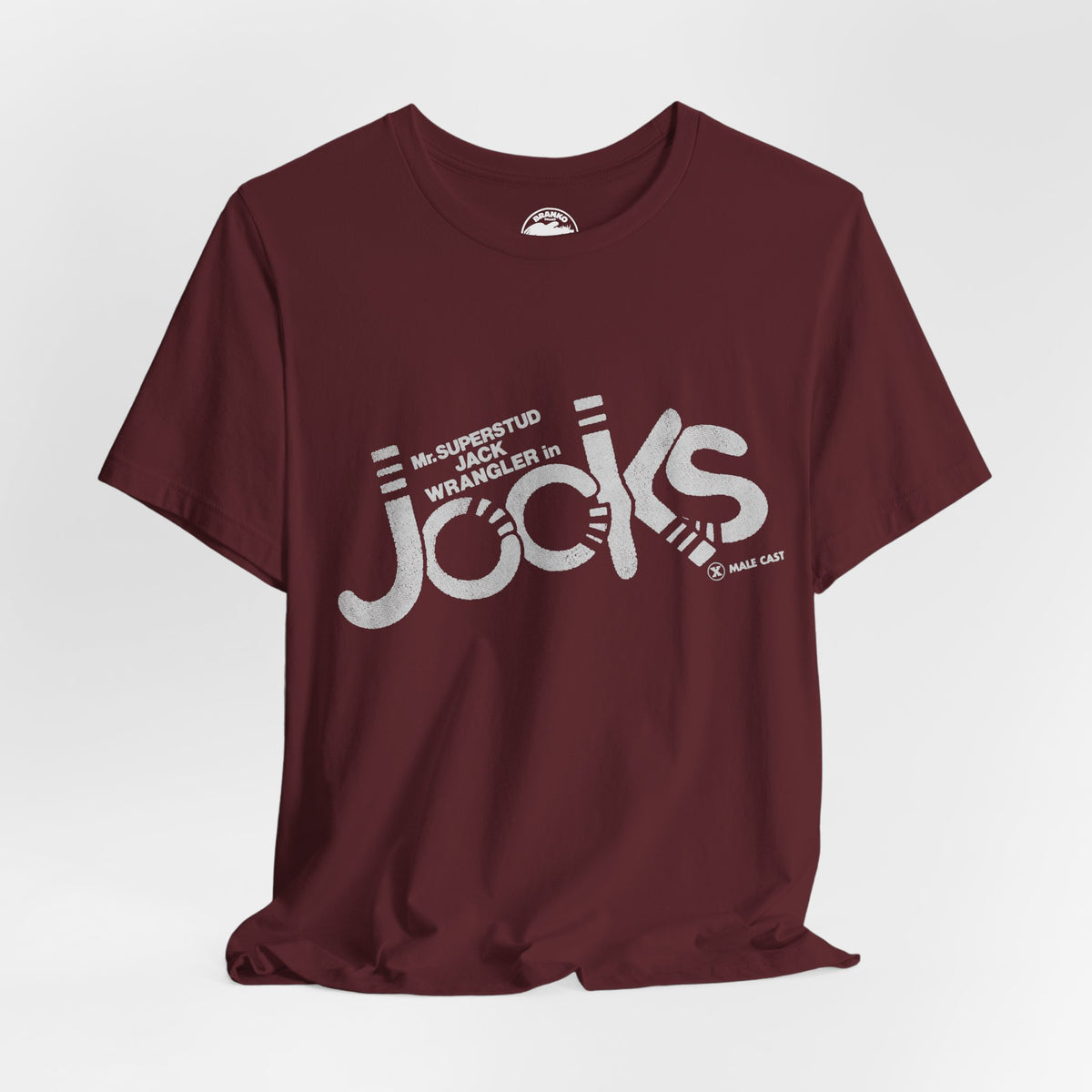 Jock's (Replica 70's Gay Adult Film Promo Tee/Jack Wrangler/70's Gay Porn)