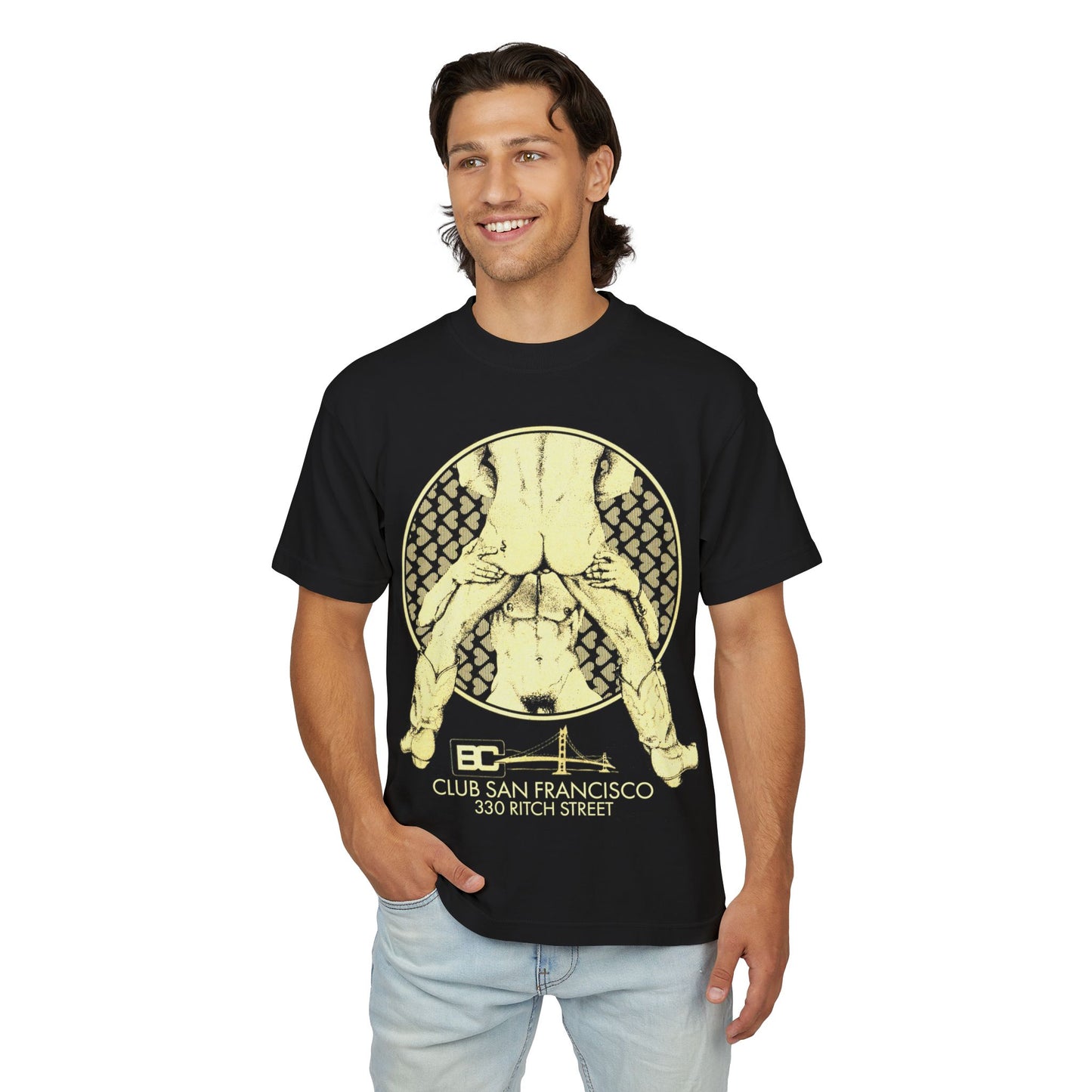 Club San Francisco (Special Edition Boxy Heavy Tee/260 GSM/100% Combed Cotton)