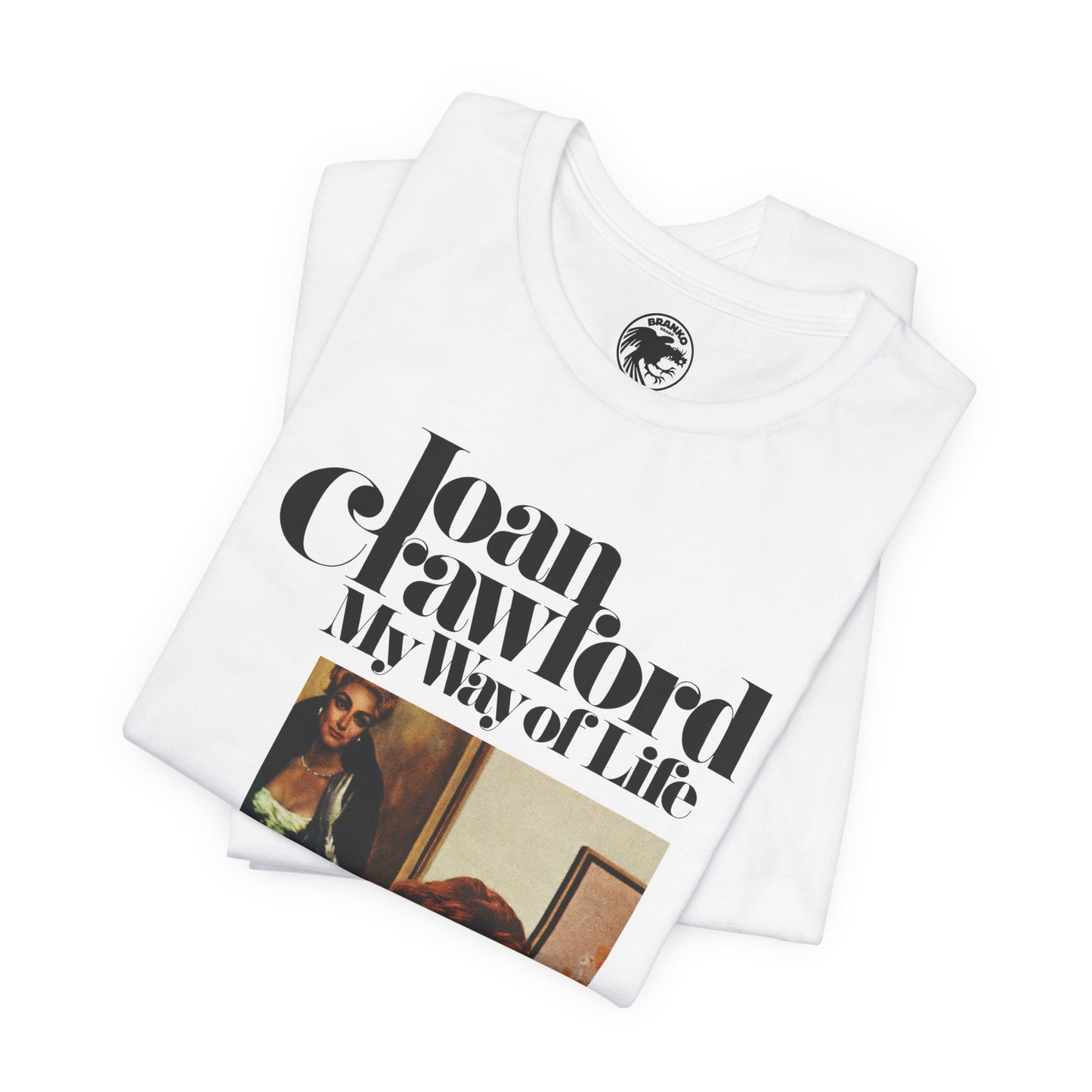 Joan Crawford (My Way of Life Cover Art Tee/1971)