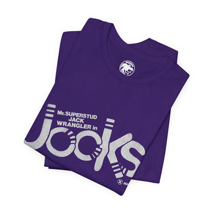 Jock's (Replica 70's Gay Adult Film Promo Tee/Jack Wrangler/70's Gay Porn)