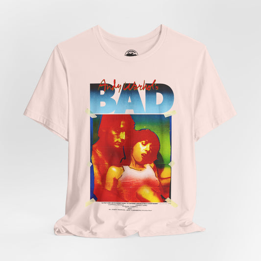 Andy Warhol's Bad (Promo Poster Image with Vintage Print Effect and Intentional Creases)