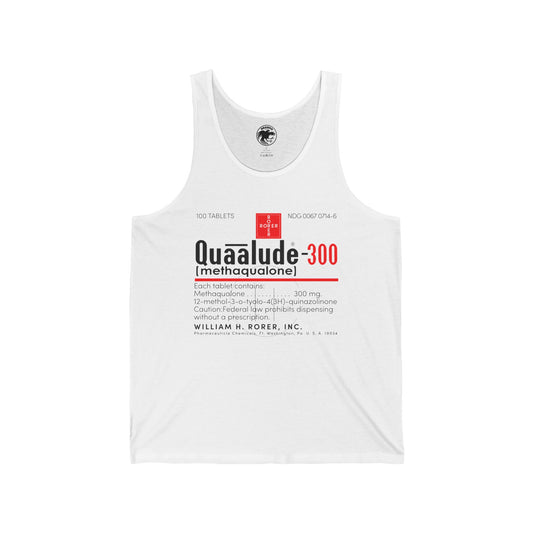 Quaaludes Label Tank (Ludes Label from 70's and Early 80's/Drug Subculture Shirt/Ludes Shirt/Quaaludes Shirt)