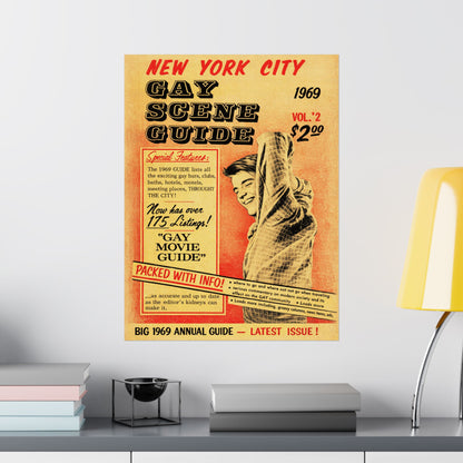 New York City Gay Scene Guide (1969 Edition Poster Reprint)