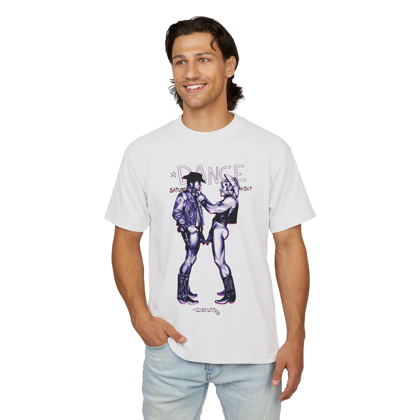 Longhorns - Dance Jim French Cowboys (Special Edition Boxy Heavy Tee/260 GSM/100% Combed Cotton)