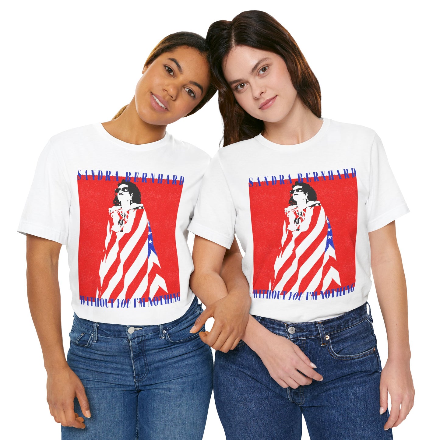 Sandra Bernhard (Replica Without You I’m Nothing Promo Tee/Vintage 90's Print Effect)