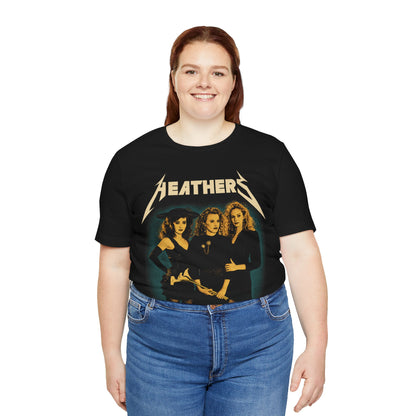 Heathers (Metal Tee Edition/Heathers Graphic with Vintage Metal Vibe)