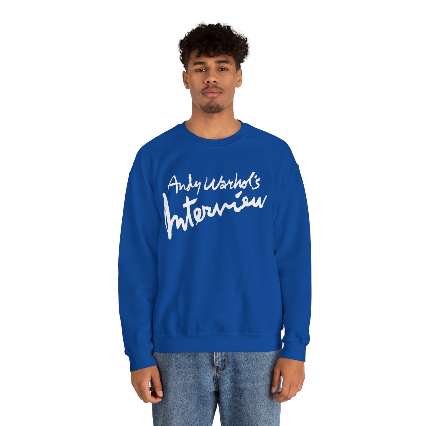 Interview Magazine Logo Sweatshirt (Replica Promo Sweatshirt/Andy Warhol's Interview Magazine)