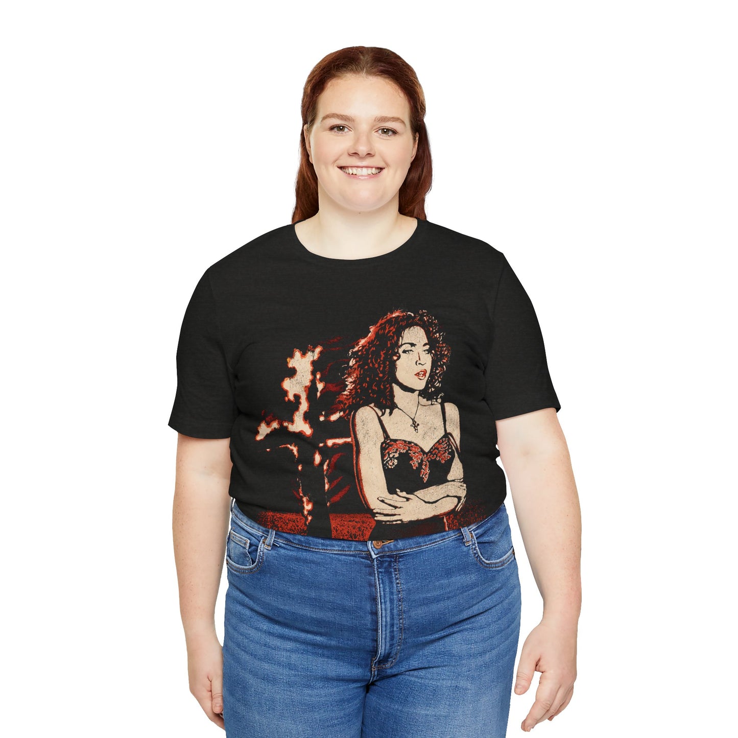 Madonna (Replica 1989 Like a Prayer Promo Tee/Graphic with Vintage Plastisol Effect)