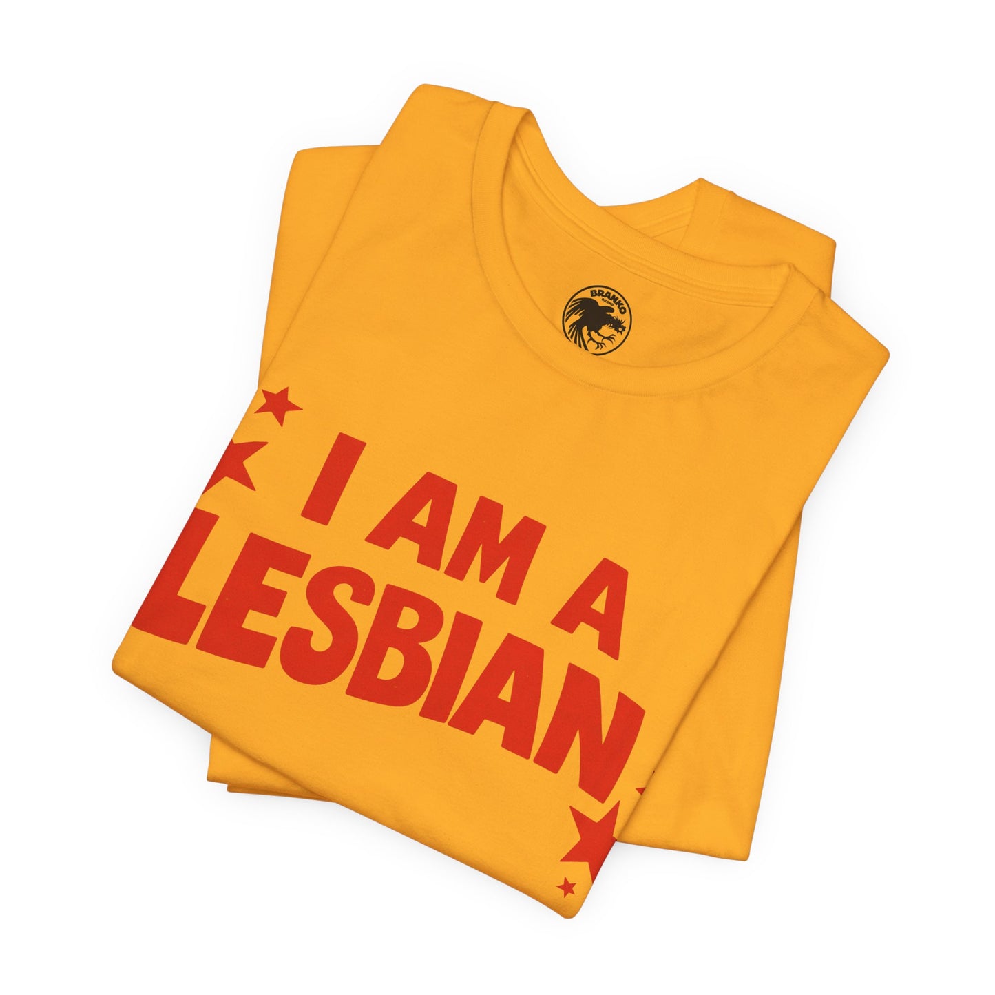 I Am A Lesbian (Replica Lyn Cooper 1974 International Women's Day Protest Shirt)