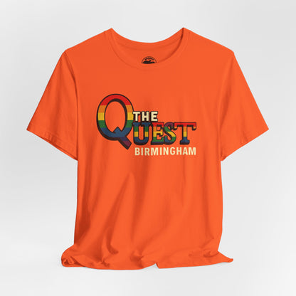 The Quest (Birmingham Alabama Gay Club/1977-2022/Replica Wall Mural Logo with Vintage Print Effect)