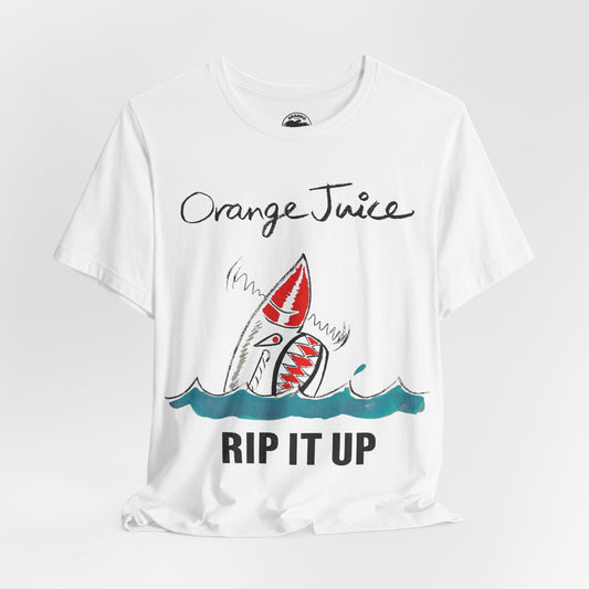 Orange Juice (Oversized Rip It Up Cover Art with Vintage Print Effect/Orange Juice Band)