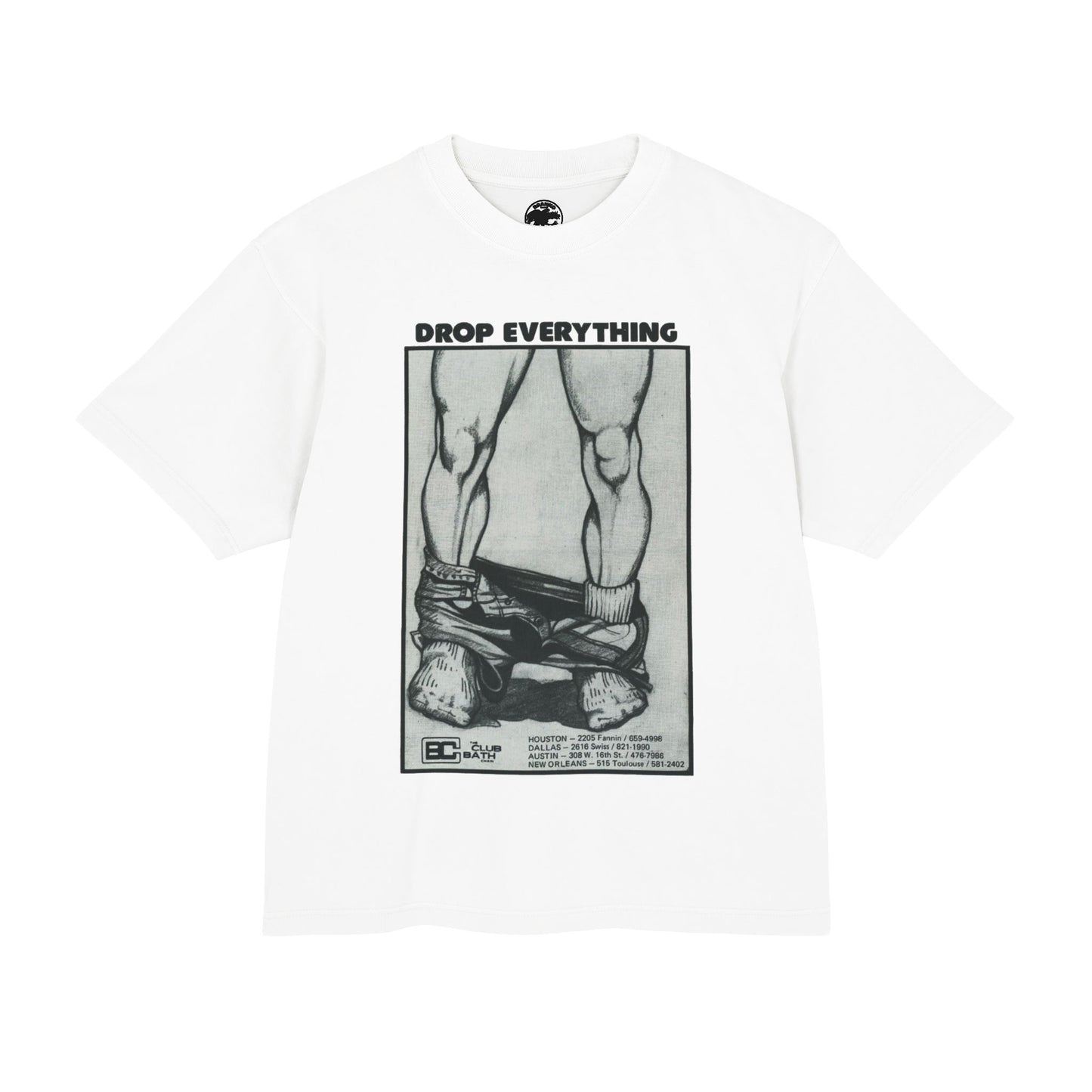 Club Bath Chain (Special Edition Boxy Heavy Tee/260 GSM/100% Combed Cotton)