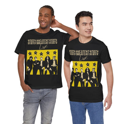 Greatest Stiffs (Replica Tour Tee/1977 Stiff's Greatest Stiffs/Nick Lowe/Elvis Costello, Wreckless Eric, Ian Dury)