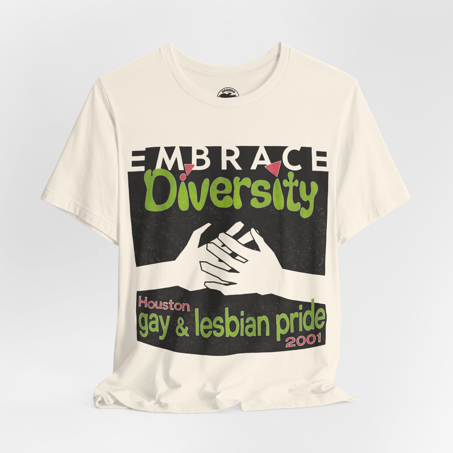 2001 Houston Gay & Lesbian Pride (Replica Promo Tee/Pride Month Shirt)